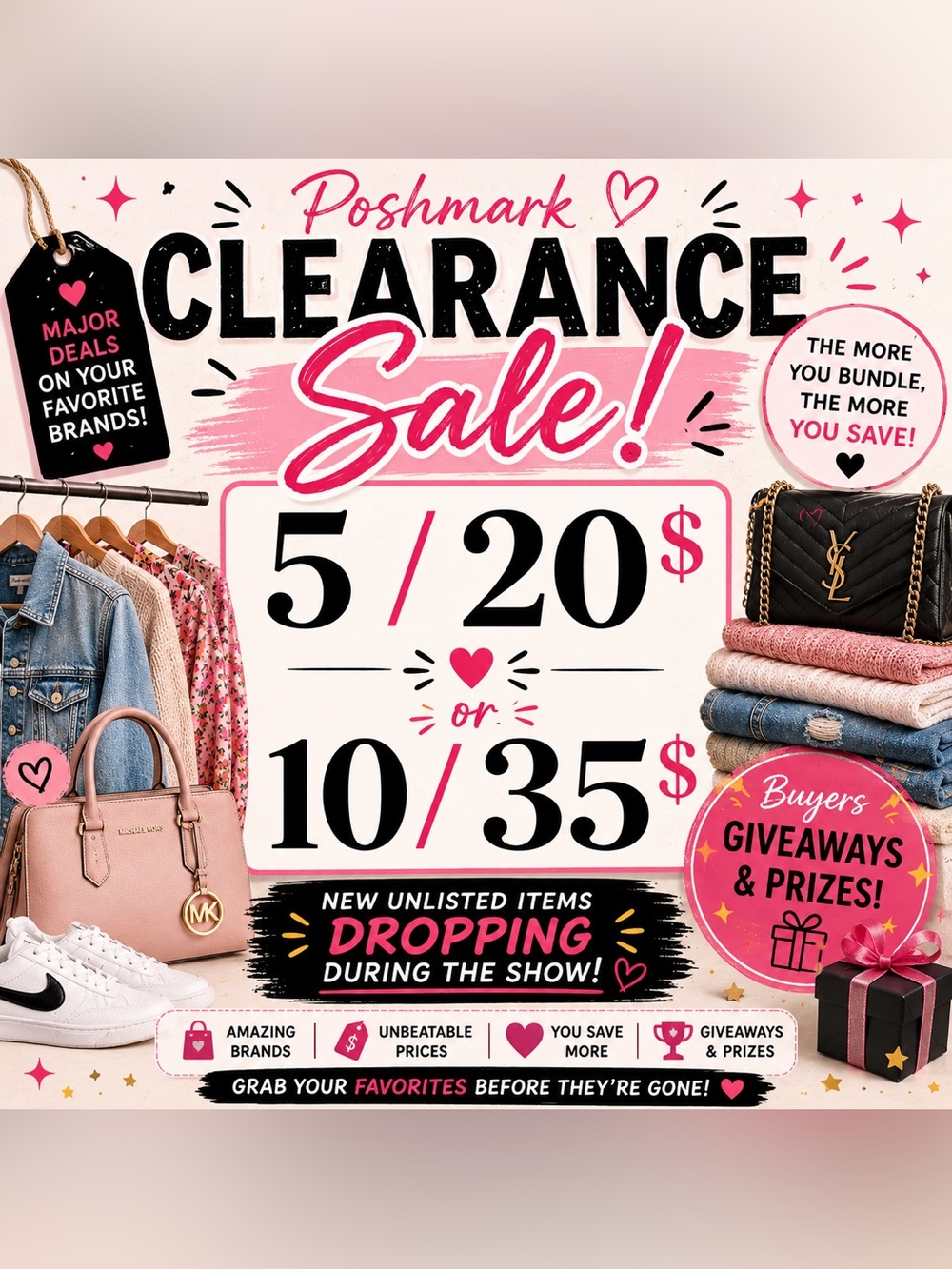 ❤️‍🔥Clearance Sale‼️🛍️🛒SEE DESCRIPTION FOR DETAILS 🔥BUILD YOUR OWN BUNDLE